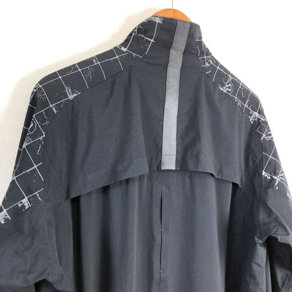 LULULEMON Men’s Black/Grey Lightweight Sprint Jacket size X-Large - Picture 4 of 7